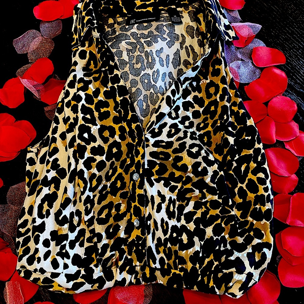 PRICE DROP!!!❤️Leopard INC Dress size 14